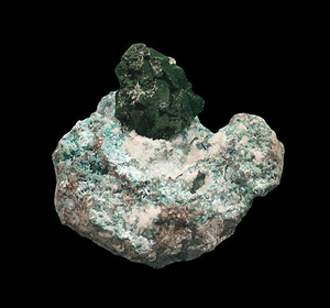 Malachite, Chrysocolla & Calcite, Katanga Copper Zone, Katanga, Congo